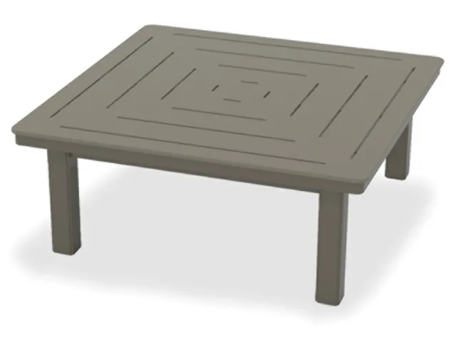 42" Square Coffee Height Table w/ hole