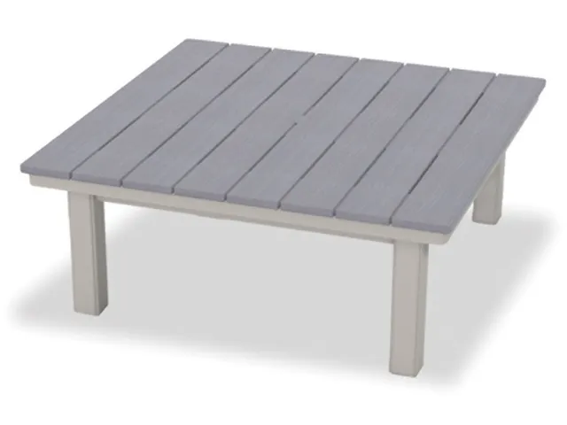 42" Square Coffee Height Table w/ hole