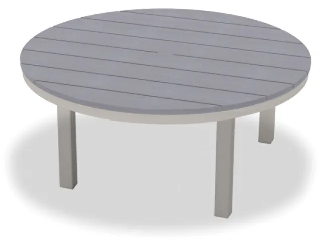 42" Round Coffee Height Parson Table w/ hole