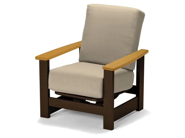 Hidden Motion Arm Chair w/ Polymer Arms - Alternative View