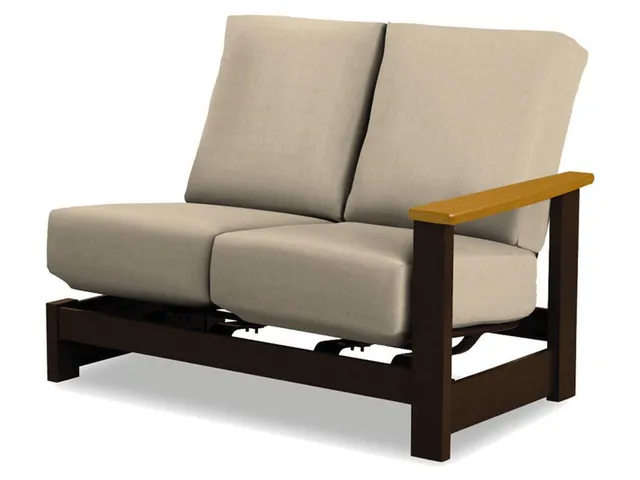 Left Arm Two-Seat Hidden Motion Section w/ Polymer Arm - Alternative View
