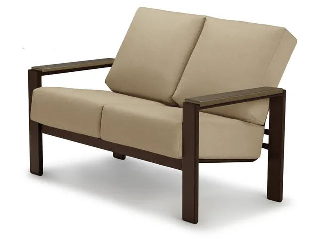 Two-Seat Loveseat w/ Polymer Accents