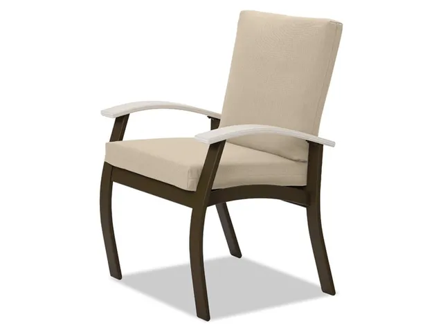Cafe Arm Chair w/ Polymer Accents