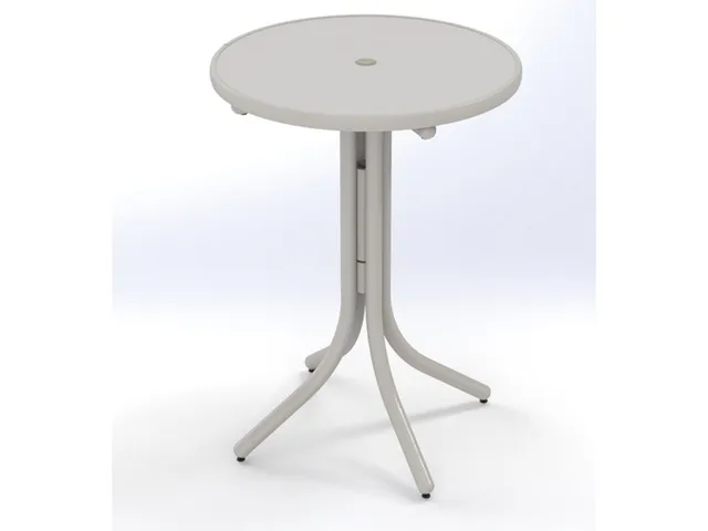 30" Round Bar Height Table w/ hole