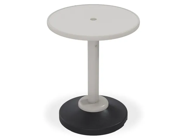 30" Round Balcony Height 80 lb Pedestal Table w/ hole