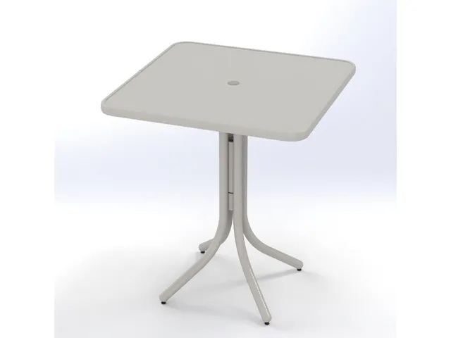 36" Square Bar Height Table w/ hole