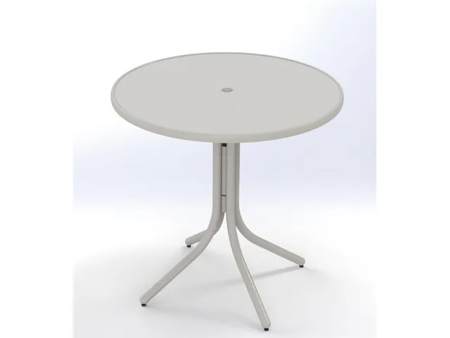 42" Round Bar Height Table w/ hole