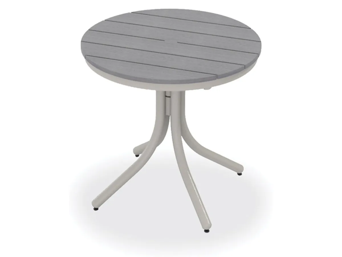 30" Round Dining Height Table w/ hole - primary view