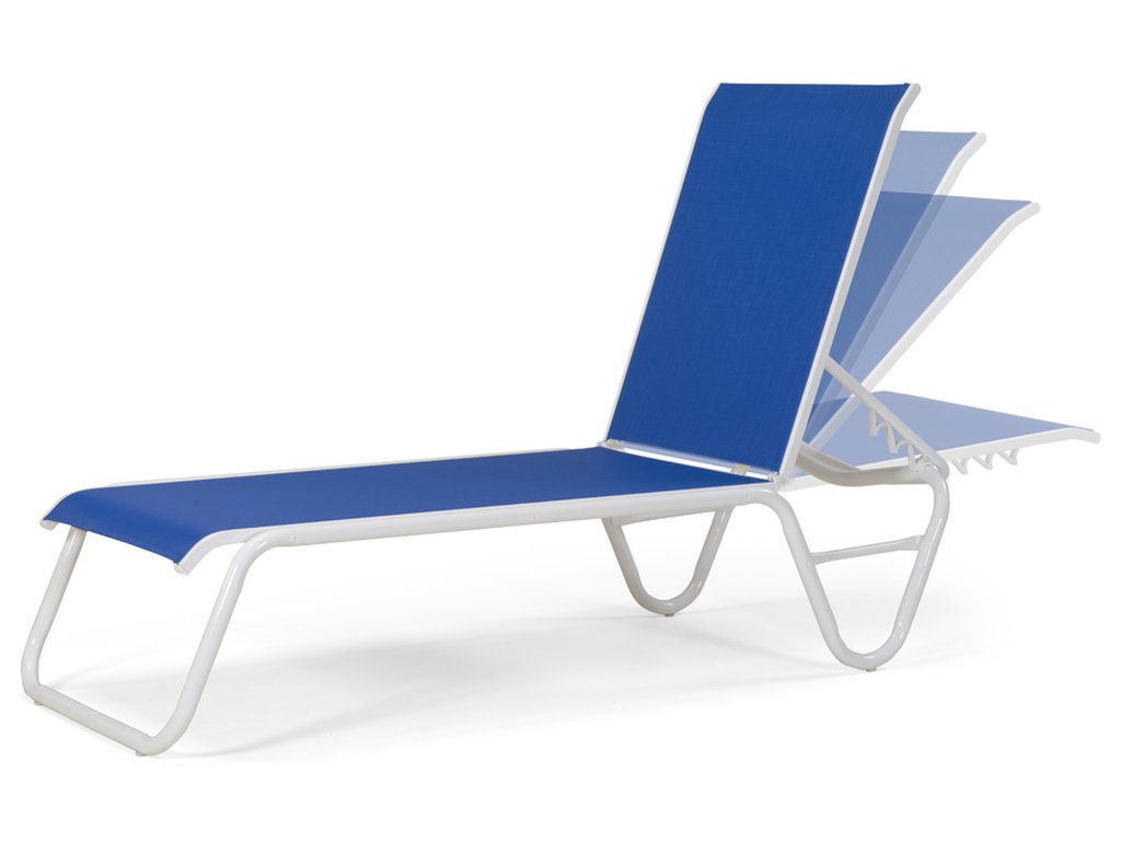 Four Position Stacking Armless Lay Flat Chaise - image 3