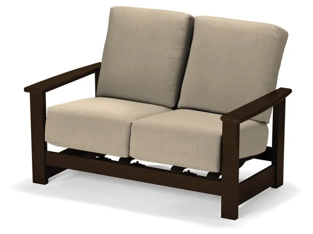 Hidden Motion Loveseat w/ Polymer Arms