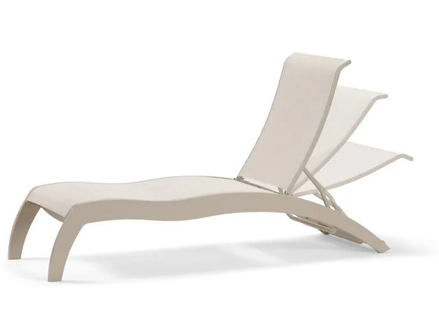 Stacking Armless Chaise w/ Wheels - Alternative View