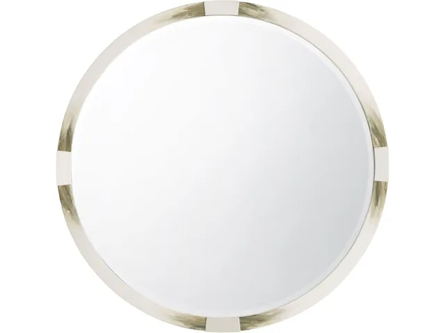 Cutting Edge Mirror (Round, Longhorn White)