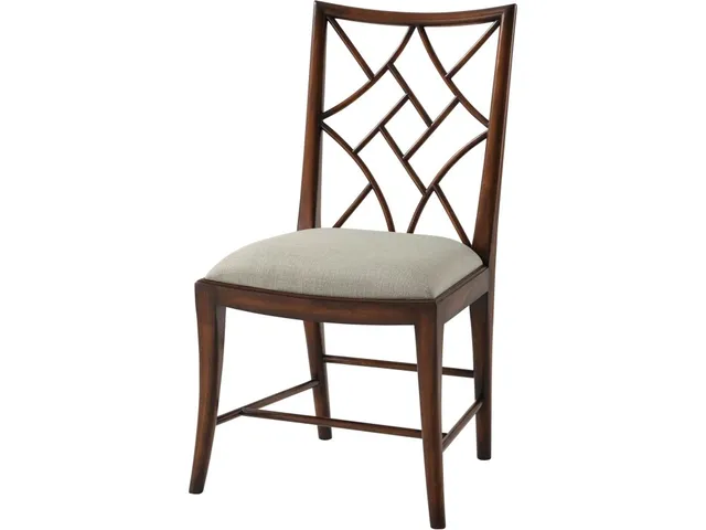 A Delicate Trellis Side Chair
