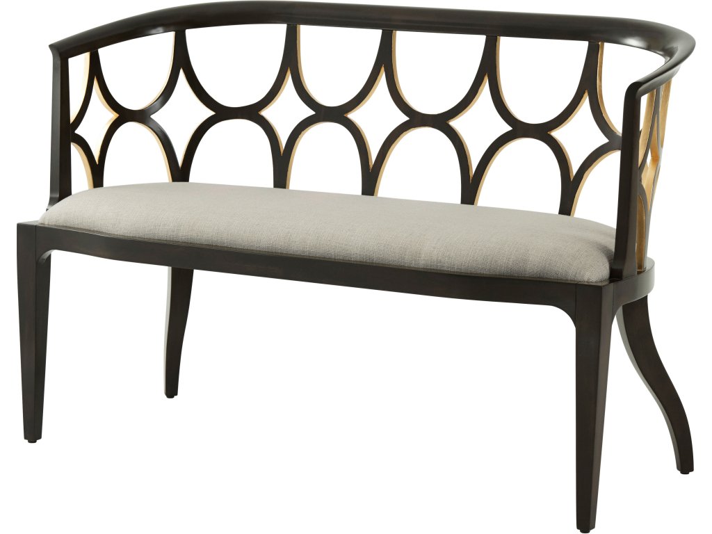 Ebonised Connaught Settee - main image