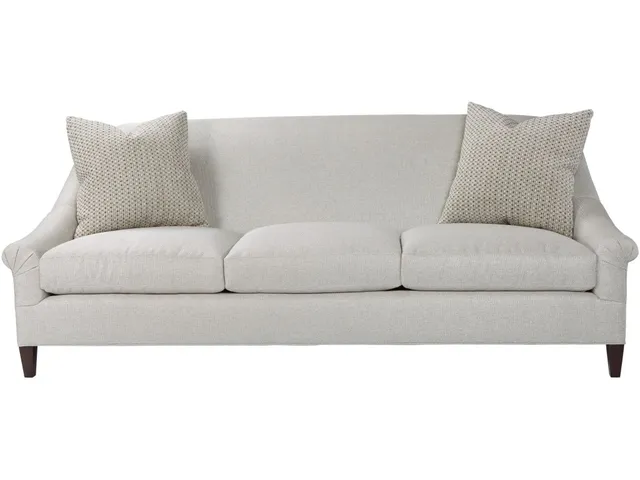 Marquette Tight Back Exposed Leg Sofa