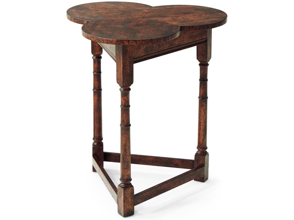 Oak Clover Accent Table - main image