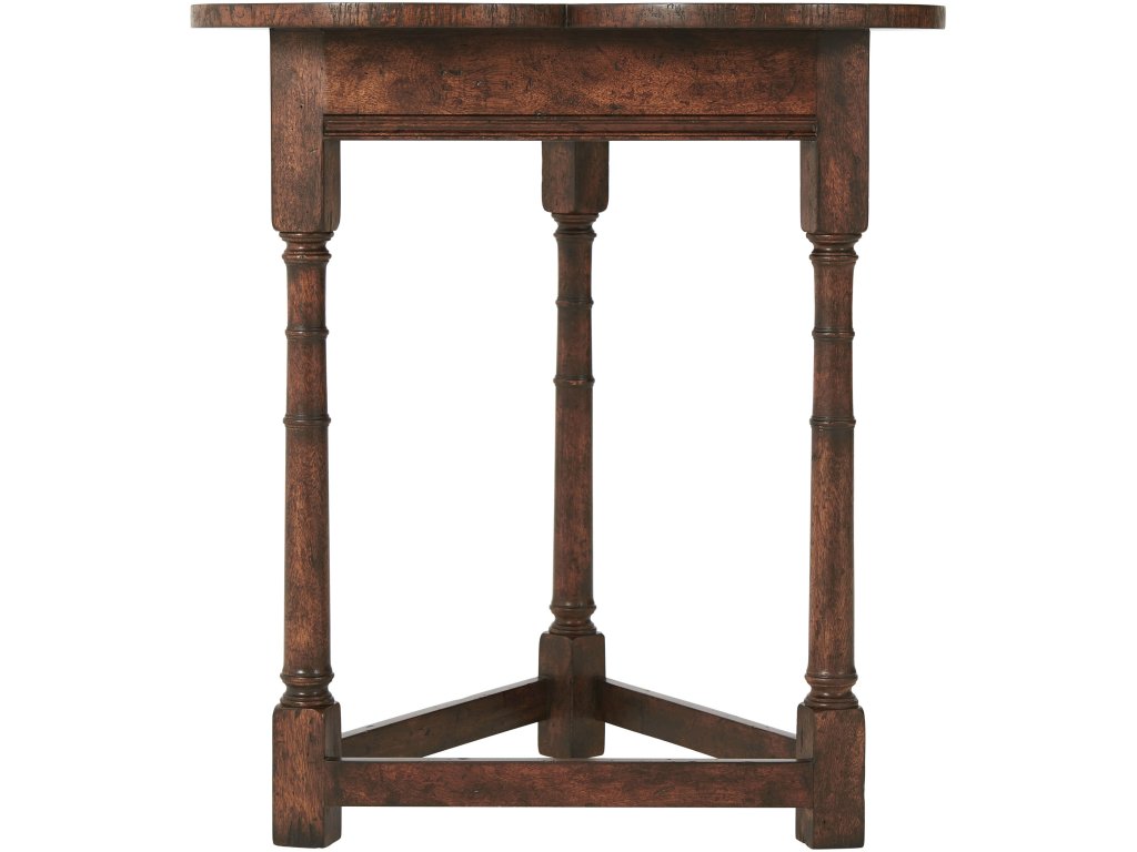 Oak Clover Accent Table - image 2