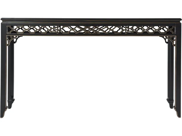Long Hall Chinoiserie Console Table - Alternative View