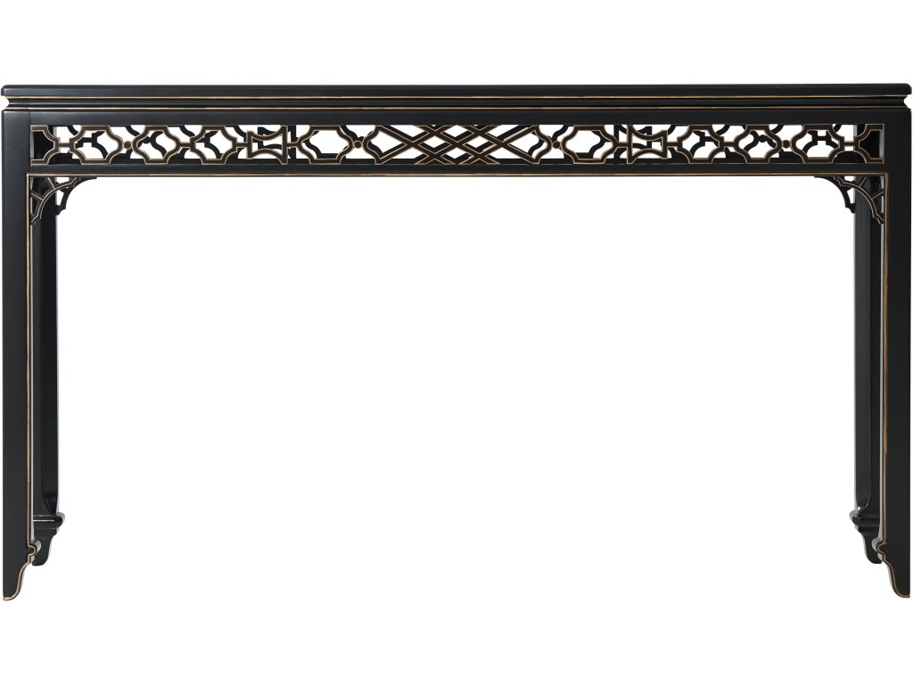 Long Hall Burl Console Table - image 1