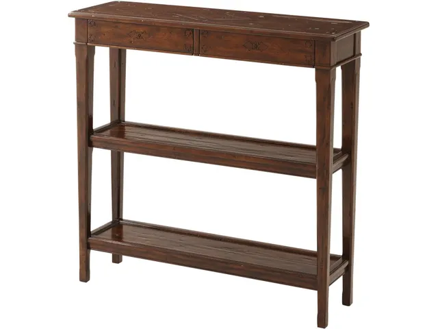 Subtly Incised Console Table
