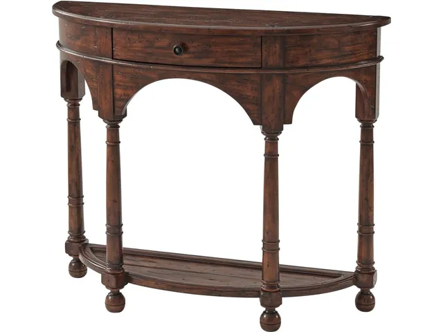 The Bowfront Country Console Table
