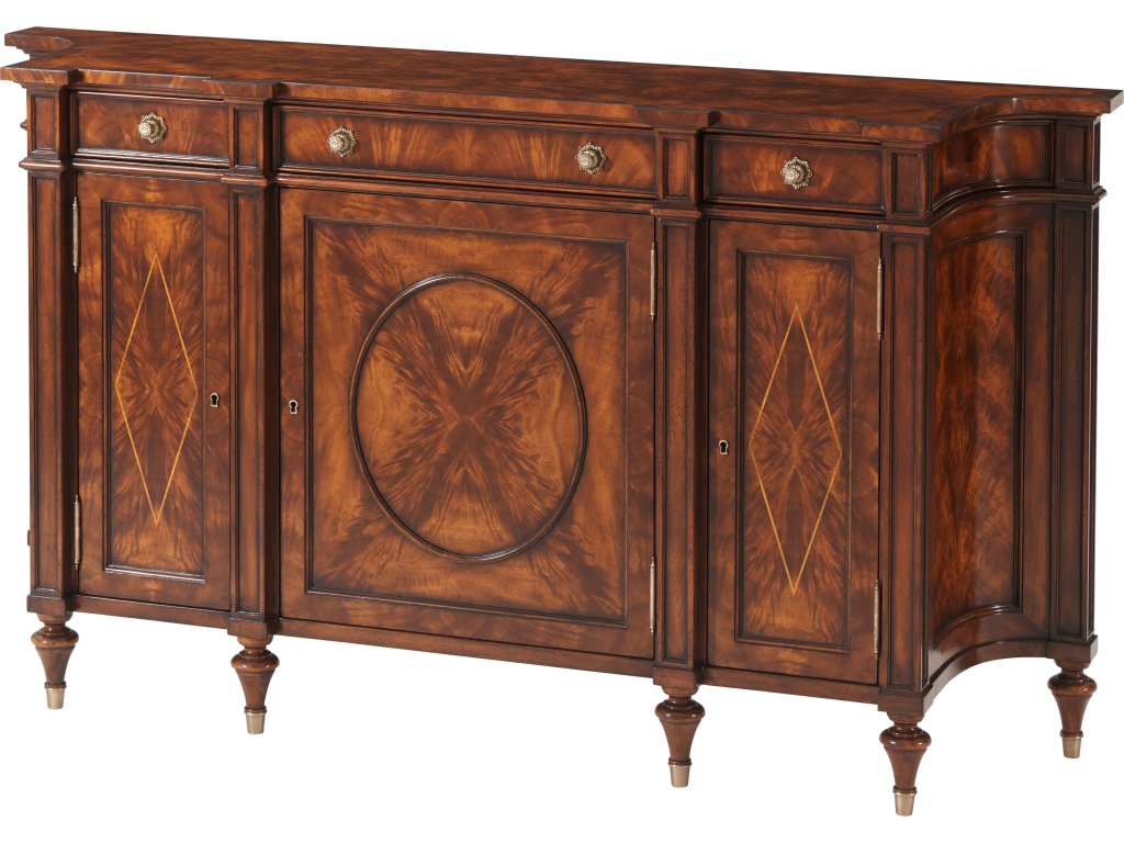 Concave Side Cabinet Sideboard - image 1