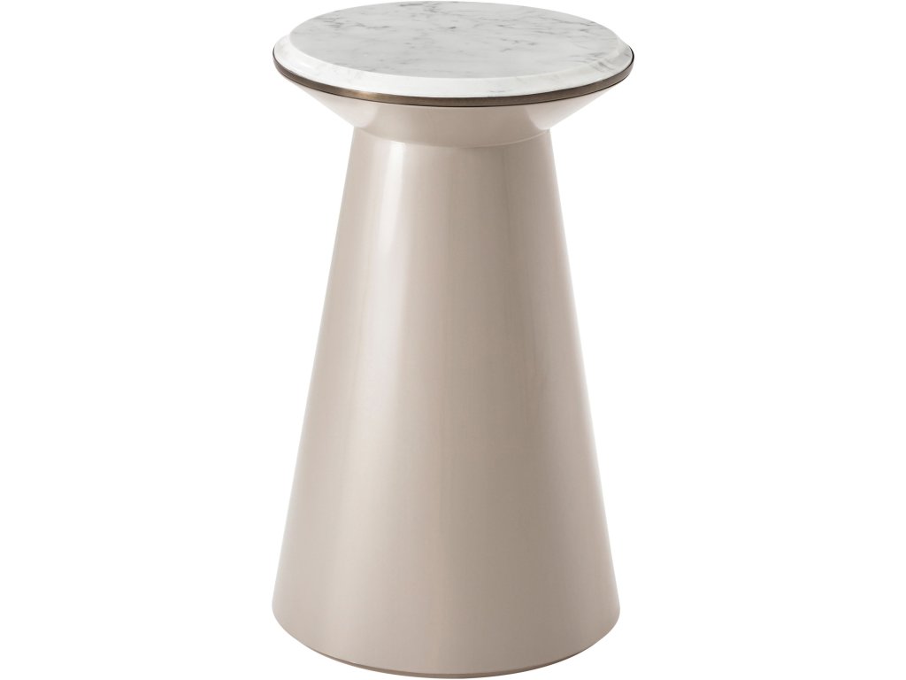 Contour Side Table (Pure Pearl, Small) - main image