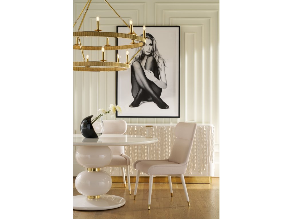 Simon Media Stack Chandelier - image 1