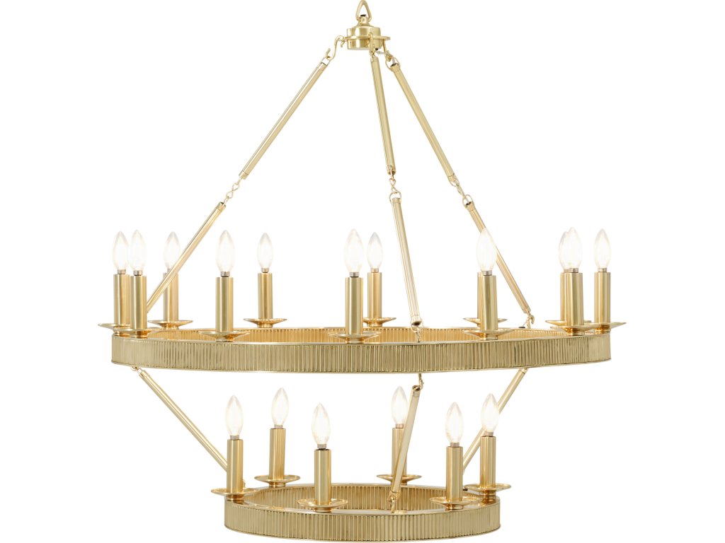 Simon Media Stack Chandelier - main image