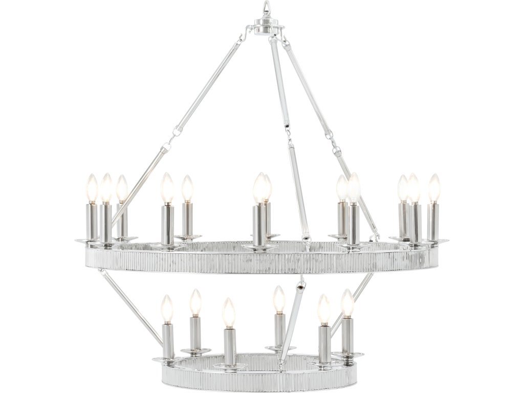 Simon Media Stack Chandelier - main image