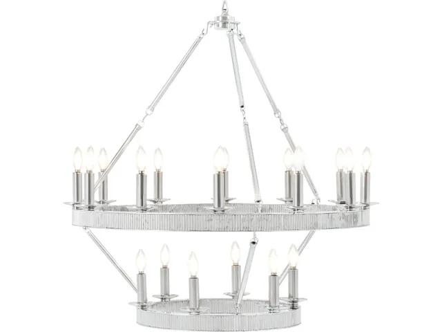 Simon Media Stack Chandelier