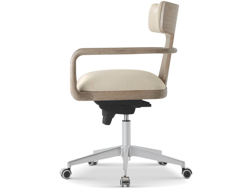Repose Wooden Upholstered Study Chair - image 3