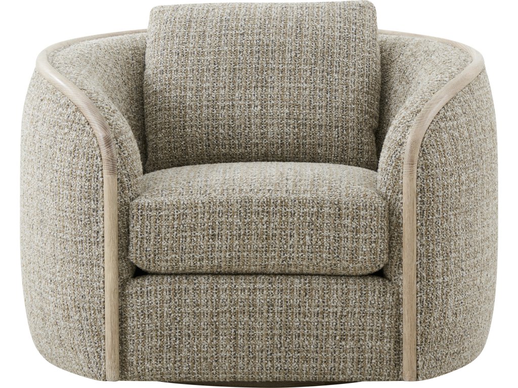 Toulon Latte Swivel Chair - image 1