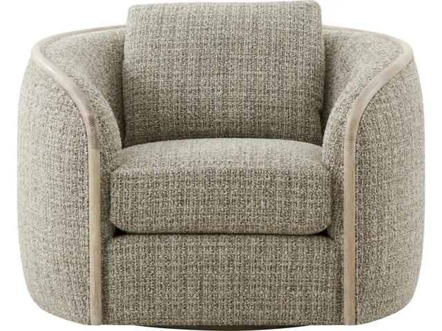 Toulon Latte Swivel Chair - Alternative View