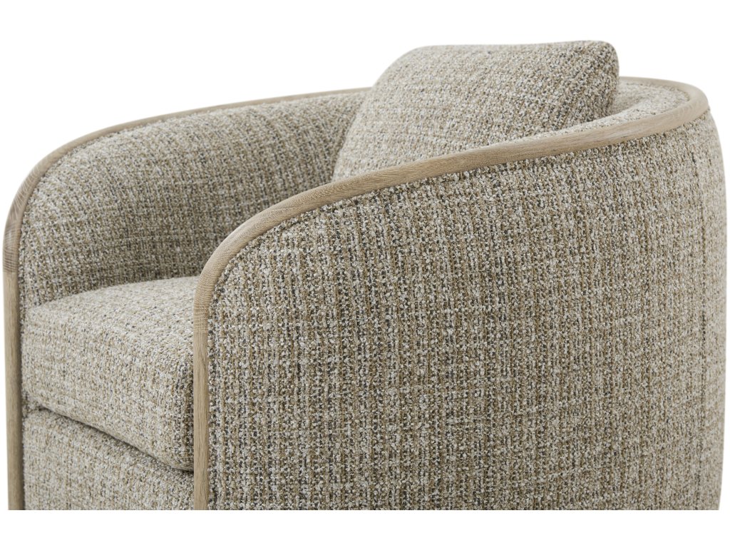 Toulon Latte Swivel Chair - image 3
