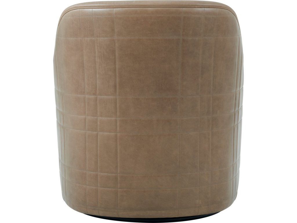 Tartan Perfect Brown Swivel Chair - image 3