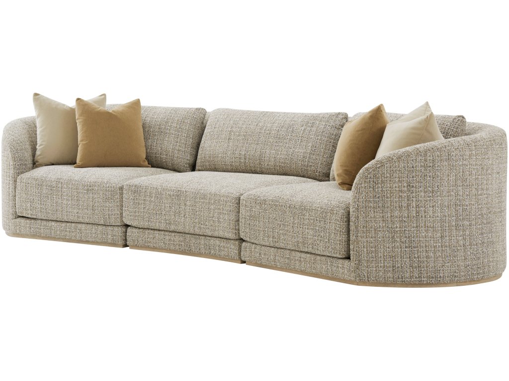 Menton Latte Armless Wedge Chair - main image