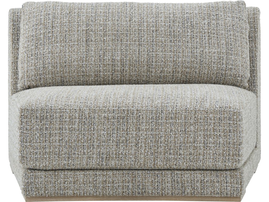 Menton Latte Armless Wedge Chair - image 1
