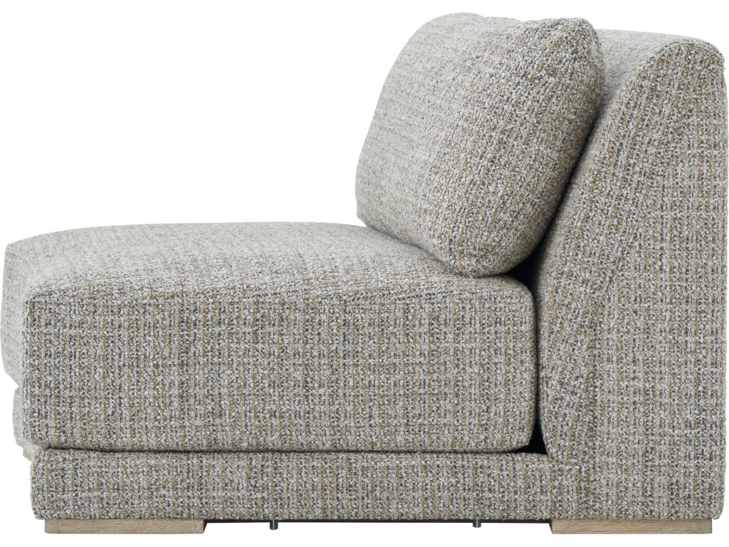 Menton Latte Armless Wedge Chair - image 2