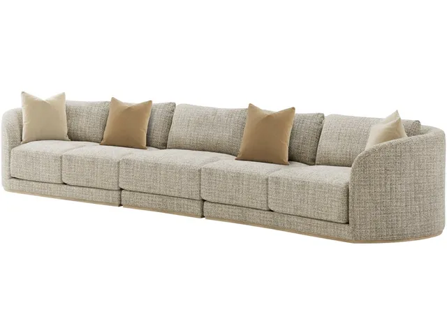 Menton Latte Laf Sofa