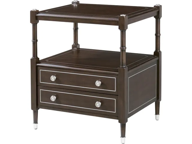 Spencer London 2-Drawer Nightstand