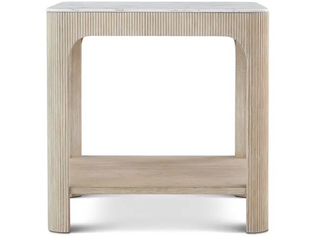 Horizon Square Quartz Side Table - Alternative View