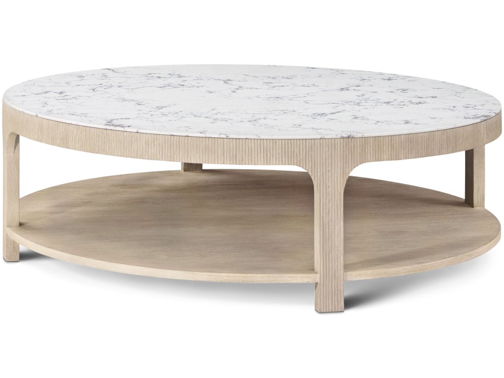 Horizon Round Quartz Cocktail Table - main image