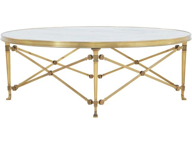 Spencer London Brass Cocktail Table - Alternative View