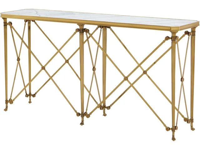 Spencer London Brass Console Table