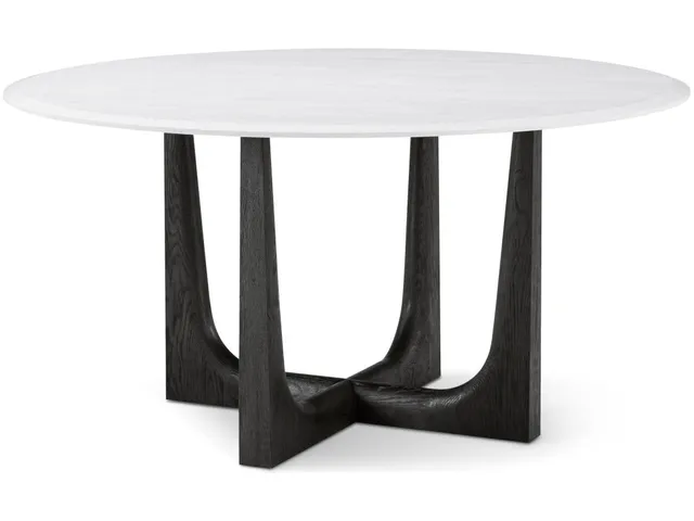 Repose Quartz Round Dining Table