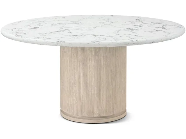 Horizon Round Quartz Dining Table