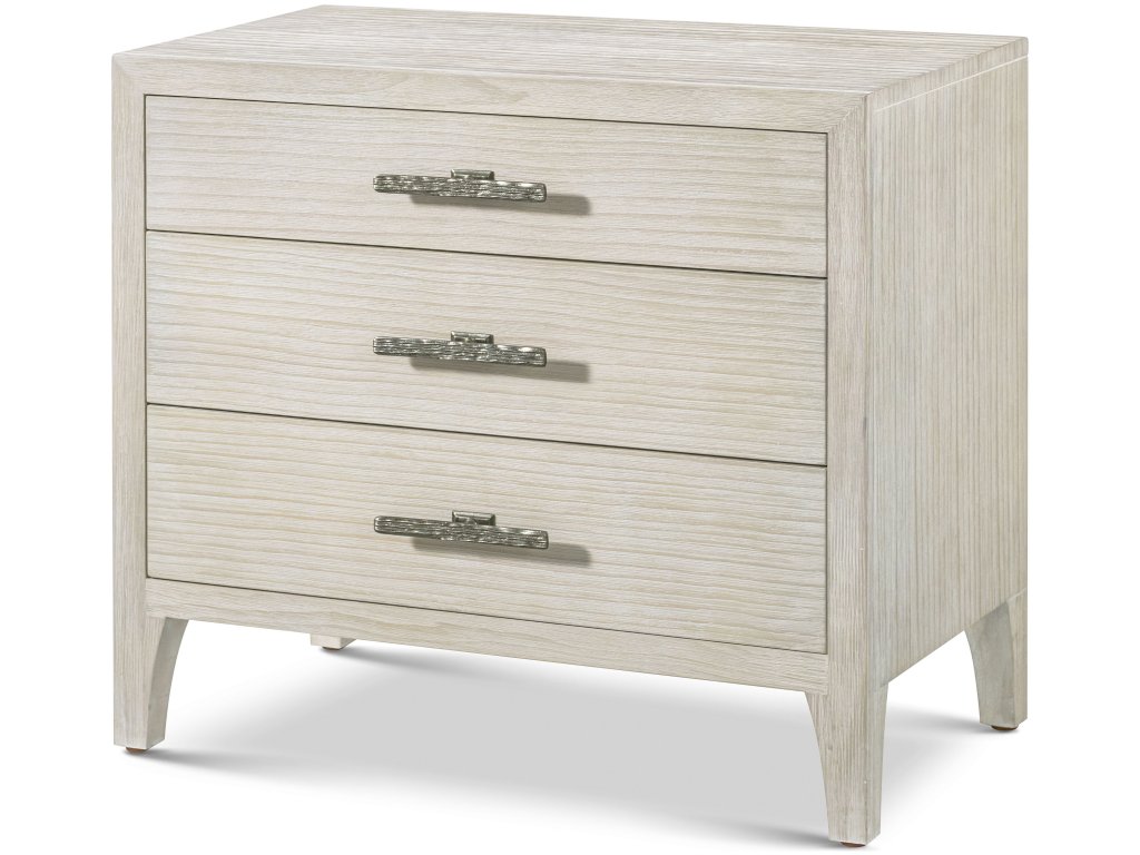 Breeze Three Drawer Nightstand - image 1