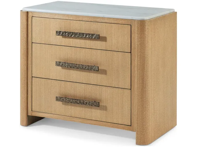 Essence Three Drawer Nightstand - Alternative View