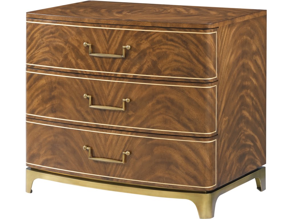 Spencer London Burl Nightstand - image 1